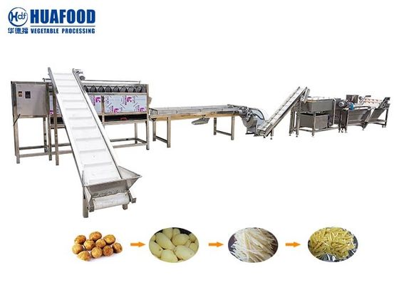 2000kg/h果物と野菜の加工ラインポテトの洗浄の皮機械